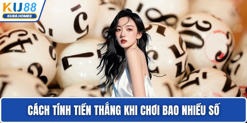 bao lô Cách tính tiền thắng khi chơi bao nhiều số