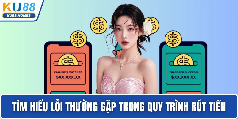 Tìm hiểu một số lỗi thường gặp trong quy trình rút tiền